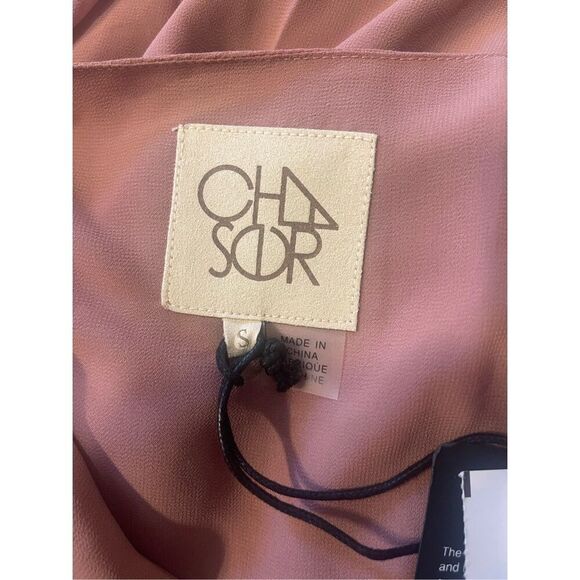 Chaser Women's S Pink Beaded Star Maxi Dress V-Neck Party‎ Cocktail - Picture 8 of 9